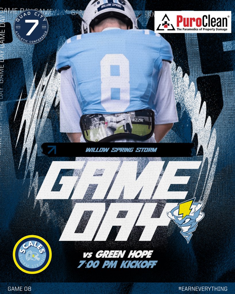 WS_Storm_FB's tweet photo. 💚 GAME. DAY. 💚

7:00 Kickoff at The EYE! 

Storm Nation- Be there. Be LOUD! 

#EARNEVERYTHING

#BEL1EVE | #FAM1LY https://t.co/Rp1lI34jzL