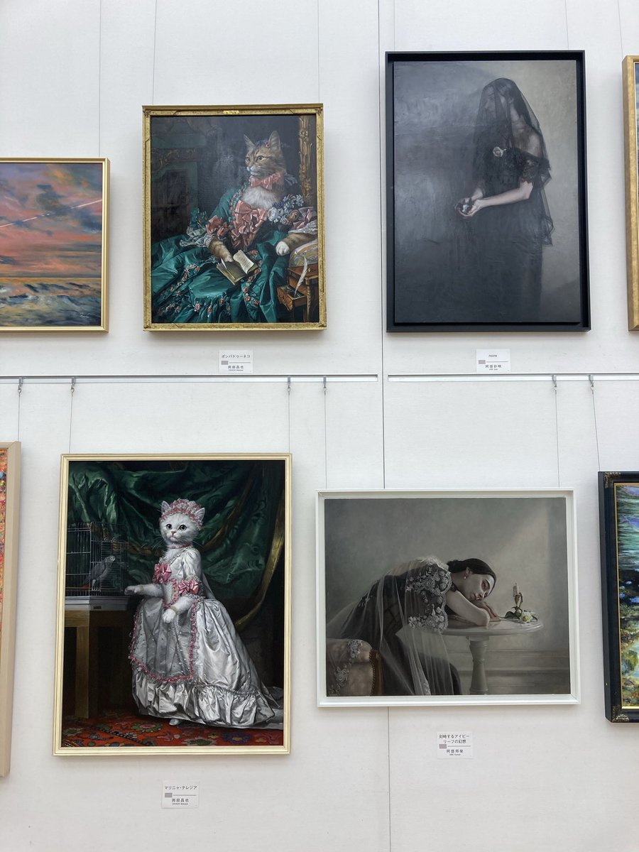 feelfields's tweet photo. 第79回 二紀展
3Fでは作品も比較的小さいサイズになり
集中力も落ち、気になった作品に足を止める事が多くなりますが、

赤綿先生と
岡田昌也先生の作品を発見。
ギャラリーなどではなかなか見られない大作を楽しまさせて頂いた。

2年前に初めて拝見した
阿部彩映先生の作品には見入ってしまった。 https://t.co/NBVi3iBvbA