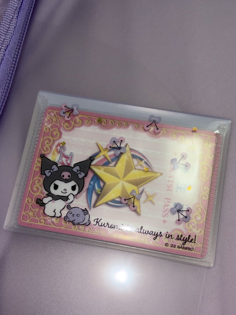 yymd0oo's tweet photo. バインダー変えた🥹クロミちゃん大好き人間なのでしっかりクロミちゃんいます https://t.co/ajAmrPp0C9