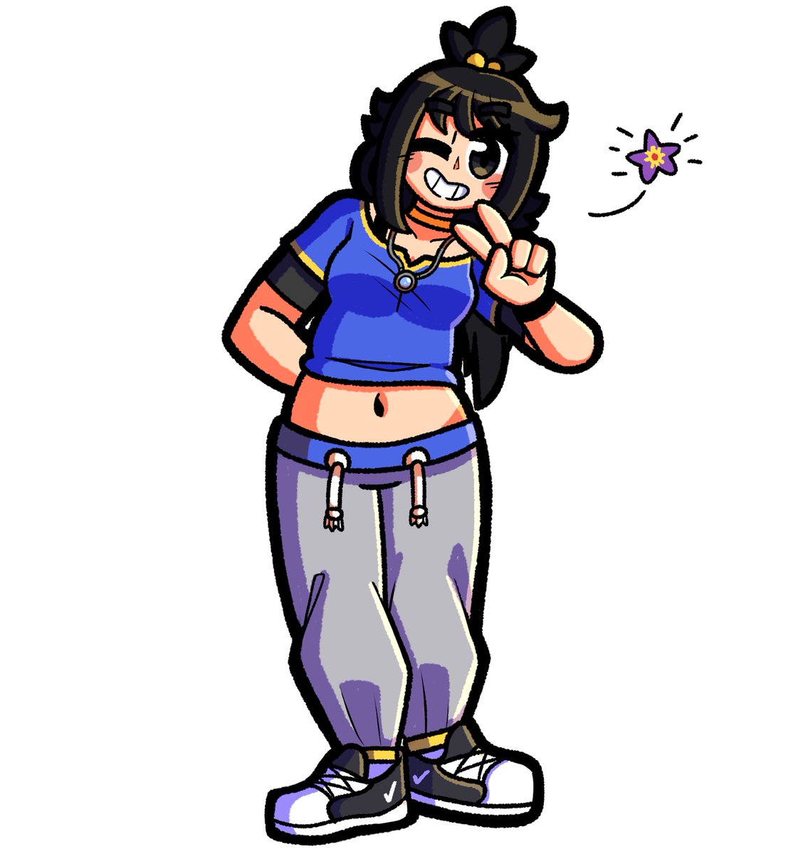 iKeychain's tweet photo. abbylidatober: day 16 - casual attire lida! 
#pokemon #fanart https://t.co/mwahkYRffo