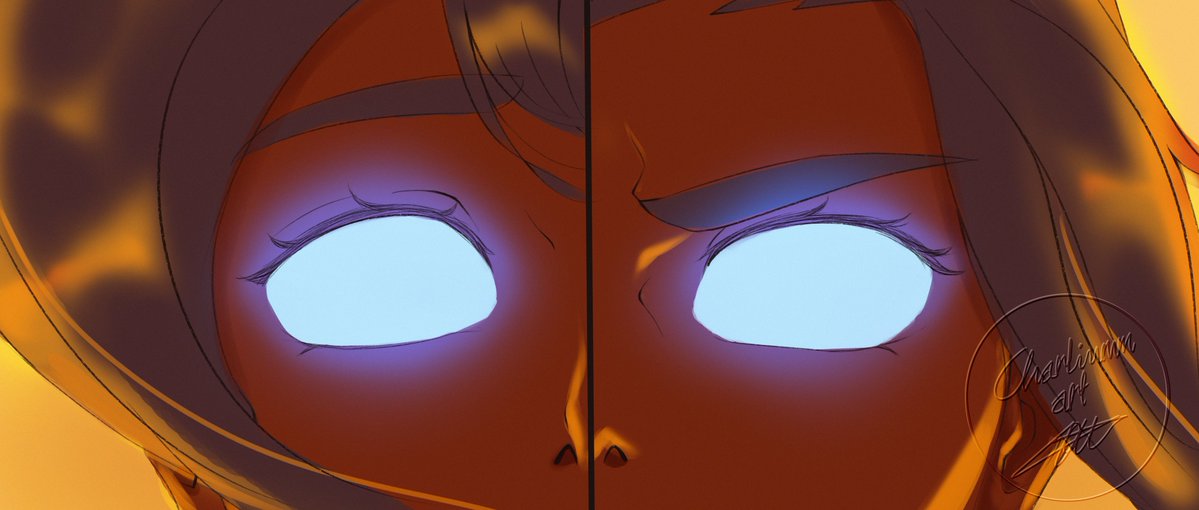 charliumm's tweet photo. My take on the concept of the twins in their Avatar state!

The background's bare asf cos I didn't have enough refs to know what to put there🤣

#avatarsevenhavens #avatarfanart #paviandnisha https://t.co/LzGl2k4Lfp