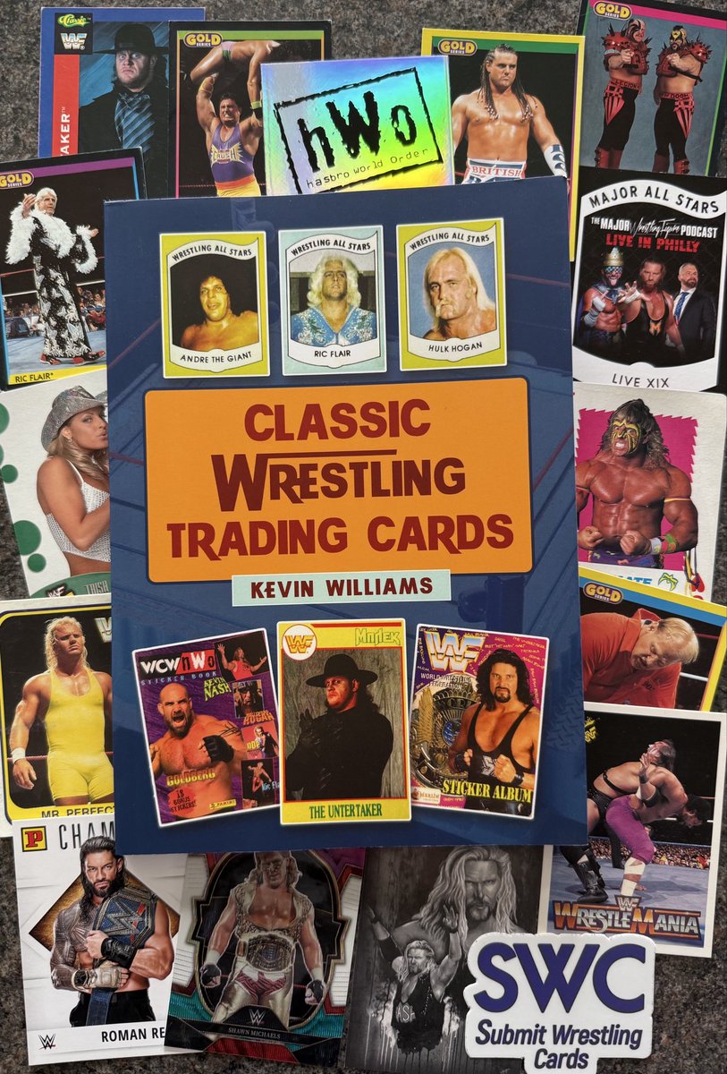 ShoneCold's tweet photo. Congratulations to my friend Big Kev @Tweet_Wrestling on the release of his 3rd book, with this one being all about Classic Wrestling Trading Cards 

Full of info and photos of Wrestling cards and stickers from over the years 

Shoot Kev a DM to order your copy now 😃 https://t.co/0CLfBINPVb