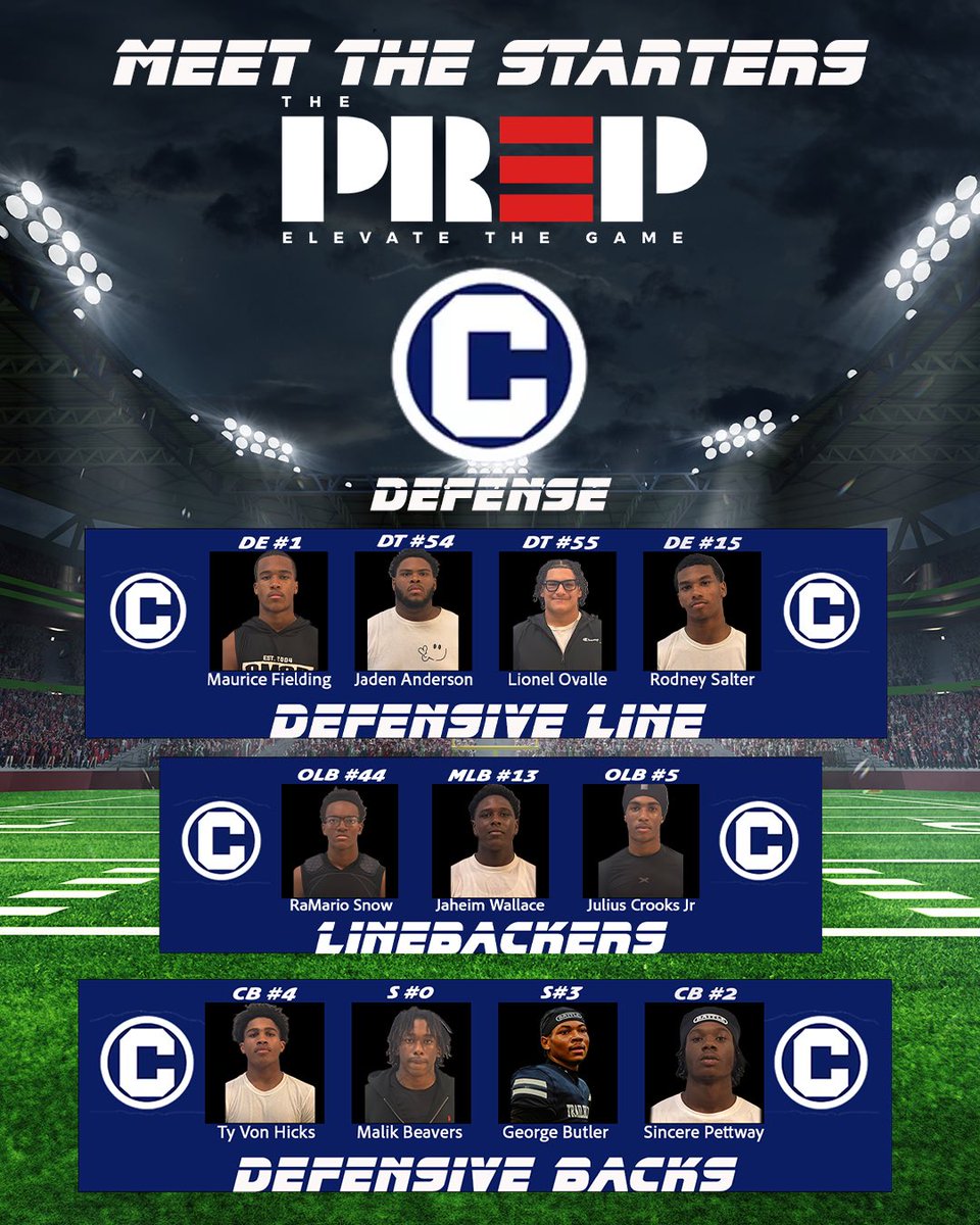 ThePrep3's tweet photo. It’s GAMEDAY‼️👀🏈

Meet the starters for game one of the PSL Championships as Detroit Denby takes on Detroit Central for the PSL - Gold Division 🏈🔥

Tune in as we go live just before 4 pm kickoff with head Coach interviews and pregame analysis 🙌👀

Link in bio ⛓️‍💥 https://t.co/oi6GU66UVB