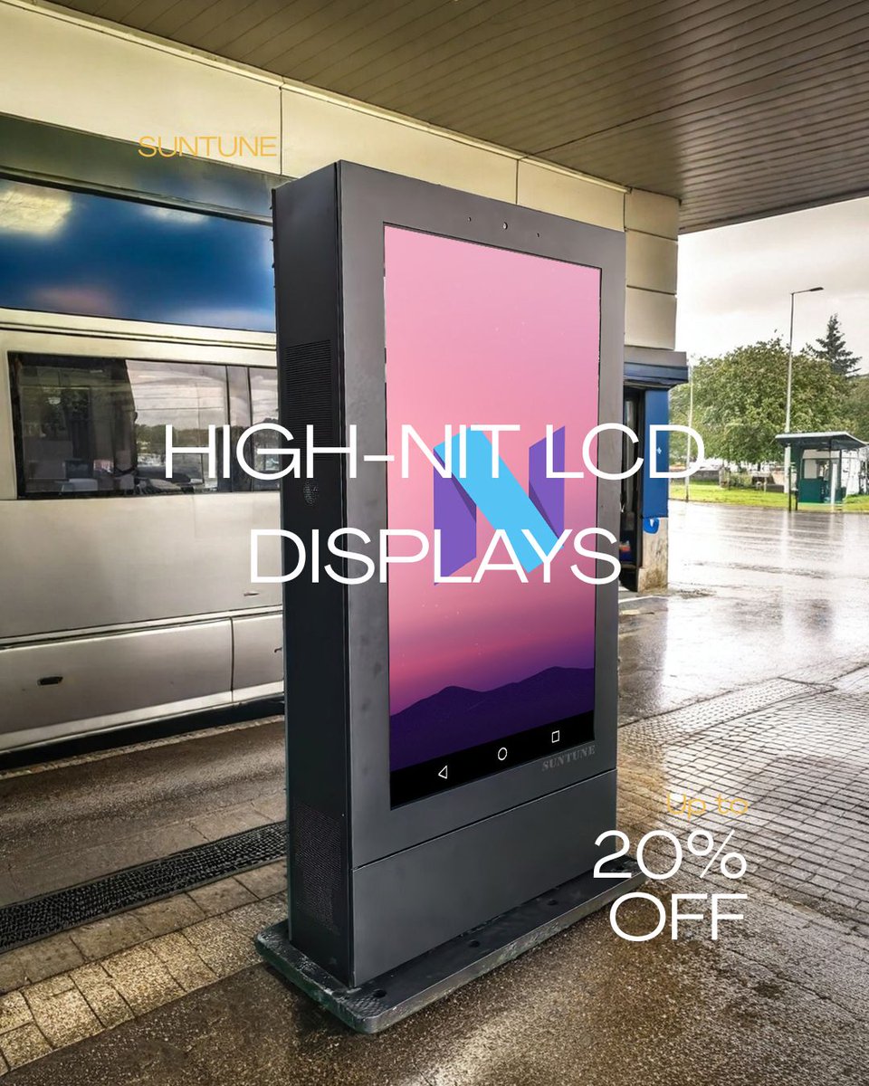 suntunesignage's tweet photo. Outdoor LCD power supplies deserve thermal consideration too.

The PSU produces heat while supplying the high-brightness display, so its location and airflow path can influence the enclosure's thermal balance.

#PowerSupply #ThermalEngineering #OutdoorLCD https://t.co/abH0jiWcJa