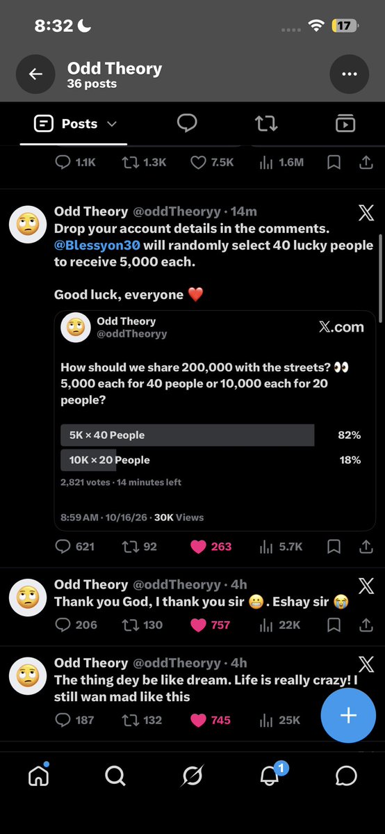 kale49019's tweet photo. @oddTheoryy @Blessyon30 Aunty blessing..abeg look my side🥹 7040160673 opay. @Blessyon30 https://t.co/jQ7v07B90o