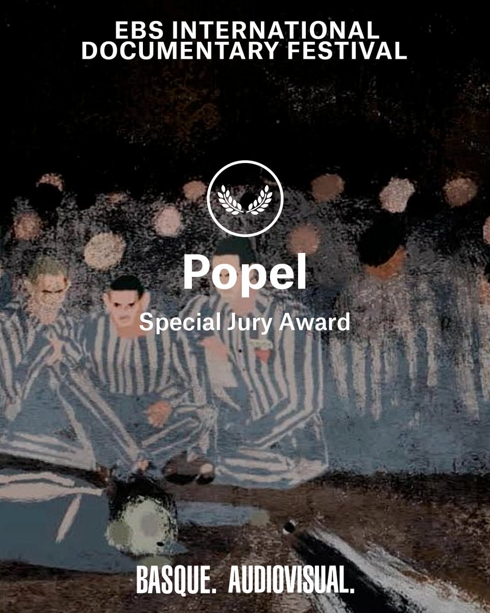 BasqueAvisual's tweet photo. 🏆 ‘Popel’, by Oier Plaza, receives further accolades as it continues its international journey.

The documentary has received the Special Jury Prize at South Korea’s EBS International Documentary Festival and the Best Documentary Award at the Transhumant Festival.

Congrats! 👏 https://t.co/MHHKFw8T7S