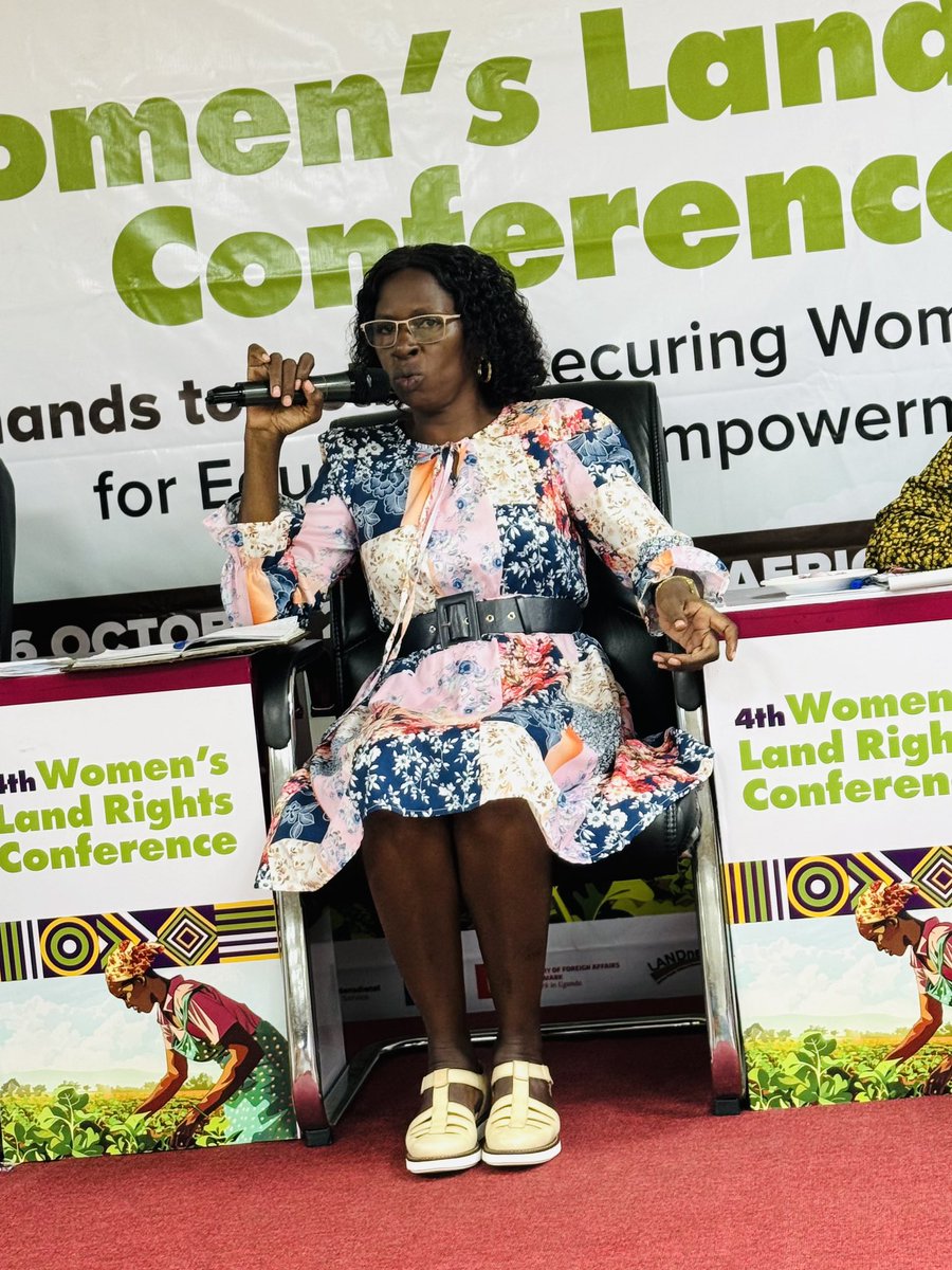 Kobs_Fifi's tweet photo. Access to finance remains a major barrier to women’s land ownership and economic empowerment in Uganda. High interest rates, expensive land and rigid bank requirements, especially the demand for land titles as collateral, continue to lock many women out.

At the #4thWLRConf26, speakers called on financial institutions to explore flexible lending models, including group collateral, to help women access credit and invest in agriculture and other income-generating activities.

#WomensLandConf26