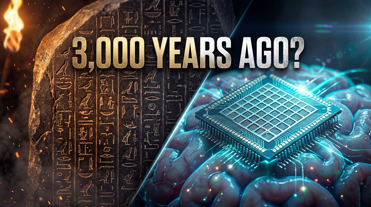 l0l00x's tweet photo. My latest youtube vid! :) 

https://t.co/9j2cx0bfe5

How a 3,000-Year-Old Egyptian Stone Predicted AI Brain Implants

#BrainComputerInterface #Neuroscience #ArtificialIntelligence #AncientEgypt #VedicScience #Neurotechnology #ShabakaStone #ScienceDocumentary #FutureTech #AncientHistory #BCI #SpeechNeuroprosthesis #AI #Google #Gemini #ChatGPT #Claude #DeepSeek