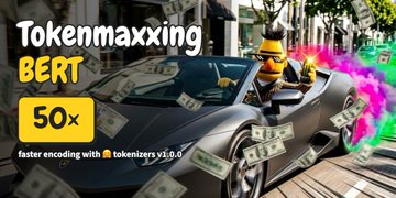 SDNsmartcity's tweet photo. Hugging Face just published and launched “Tokenmaxxing BERT.”

Yes, BERT, the AI model named after the Sesame Street character, is now literally TOKENMAXXING. The article reports up to 50× faster tokenization through code optimizations outperforming benchmarks of other AI models.

A Sesame Street name. An AI model. 

They even posted picture of BERT riding Lambo with 50x pnl like degen lol

https://t.co/i4rAuCeyfm