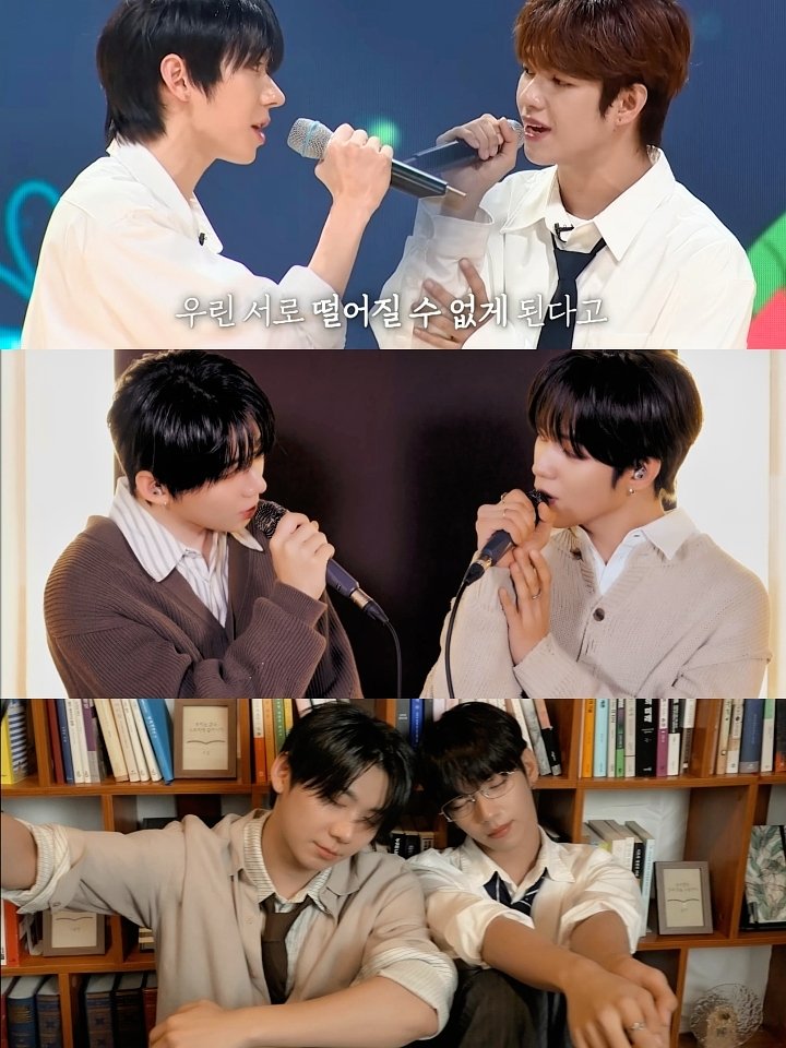 shiehyeyoon01's tweet photo. Just thinking about how far Han and JL have come since their Universe League days... the ultimate vocal duo 😭 Standing side by side making magic as always. 🎧✨

🔗https://t.co/3kInevKEqx

#AHOF #박한 #제이엘 https://t.co/Z2b6Q0pQEf