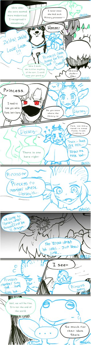 BaingsN's tweet photo. Bonds: Liar part 5 (1/2) 
#tearsofthekingdom #totk #zelink #totklink #totkzelda #fancomic #totkau #totkfanfic #LOZAU #LOZBonds https://t.co/tKaarcyN5S