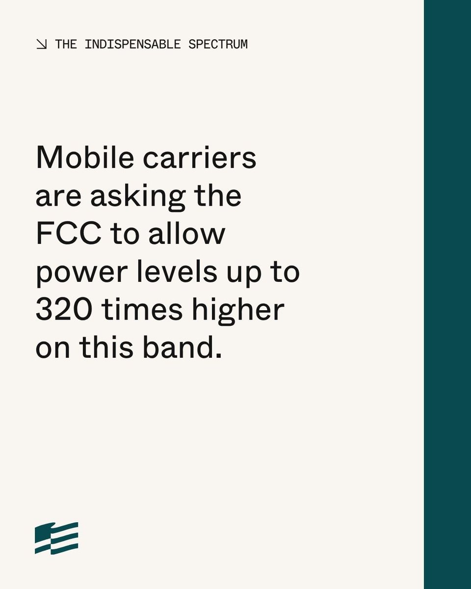 NewAmerica's tweet photo. 96% of devices on CBRS spectrum run on its free, shared tier, powering everything from factory floors to rural broadband. A pending FCC proposal to raise power limits 320-fold could put that at risk. 

📡  Read the report from @OTI's Michael Calabrese: https://t.co/azcPFpWIkF https://t.co/pSlXuMh68R