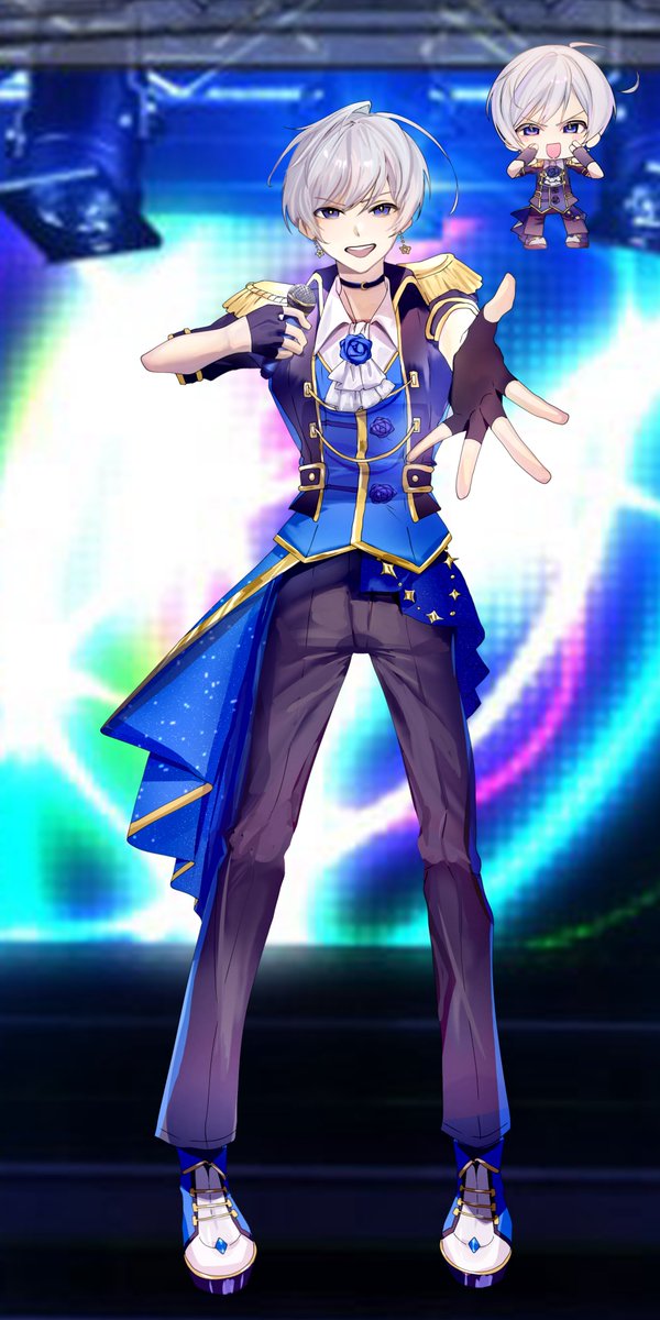 rose_blue888's tweet photo. #新立ち絵公開

皆待たせたなっ！

青薔薇がアイドル！？
できんの！？

1周年を迎えた今
怖いものなど何もない！ https://t.co/IgbEnnpcWE