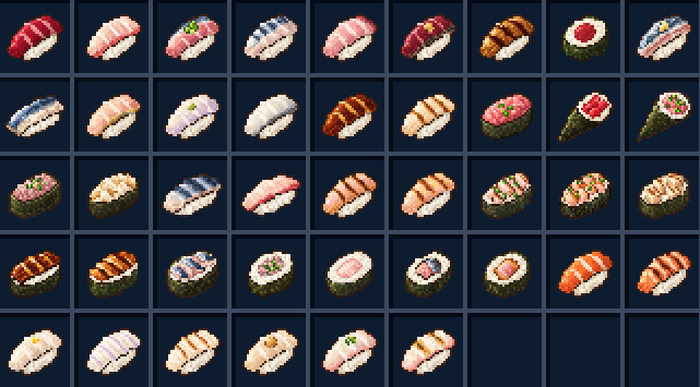 Nanamiburi's tweet photo. 🍣 MineRP × ドラクエMOD VII
\ 寿司屋を経営してみませんか? /
当サーバーには、こんなにたくさんの寿司が!
自分のお店を開いて、実際に魚を釣って捌いてお客さんに料理を提供したり!
🏮 寿司屋をやってみたい方、大歓迎!
📝 参加応募はこちら👇
https://t.co/jgyOteAYaQ
#Minecraft #MineRP https://t.co/24ZcAe5t24