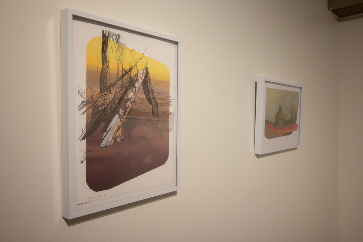 EdisonOhio's tweet photo. Have you checked out the artwork of Laura Truitt yet? Be sure to stop by the Anne Vaccaro and David Myers Gallery before October 28 to see her exhibition, “Shelter.” https://t.co/QtqUsG5uV7