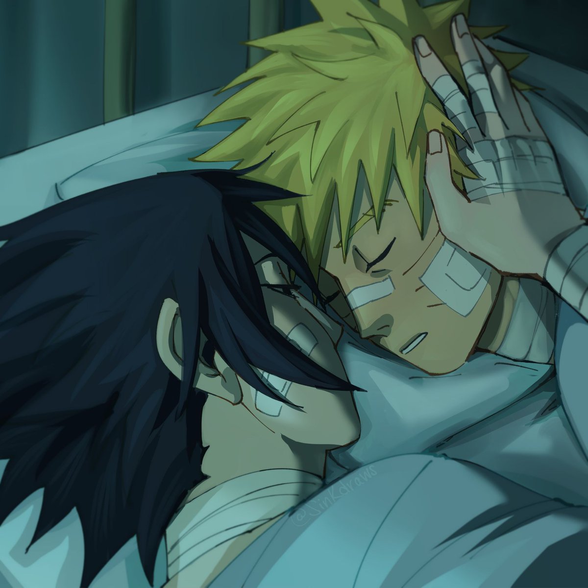 sinkdraws's tweet photo. 😴 
#narusasu https://t.co/OZVyKdFl8K