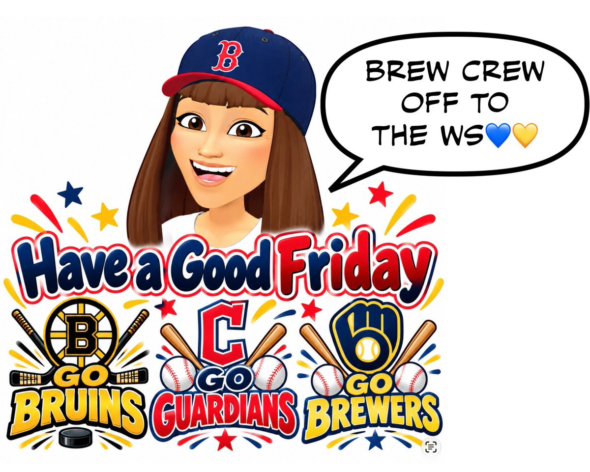 sidzig5's tweet photo. 😃 YAY BREW CREW 💙💛 @Brewers @CleGuardians @NHLBruins https://t.co/SVb0nv0qUI
