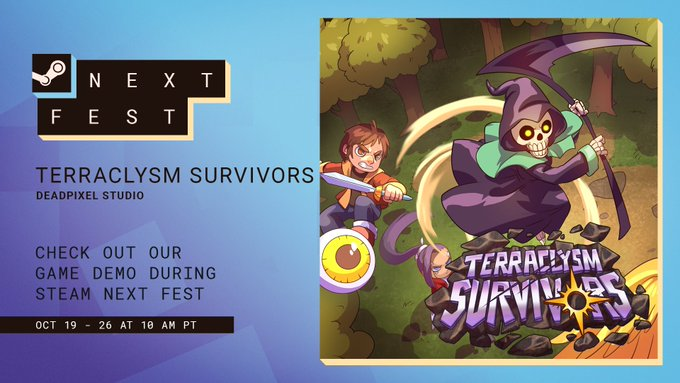terraclysm's tweet photo. POV: you found your Steam Next Fest game before Next Fest even started #steamnextfest #nextfest https://t.co/eRjBKZO2wo