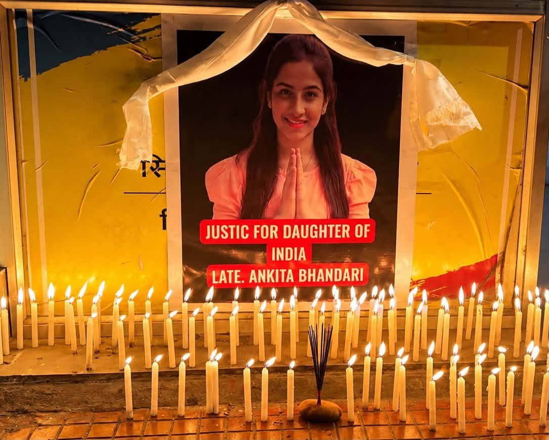 SujataIndia1st's tweet photo. Thank you so much, Sikkim Democratic Front for standing with us in this fight for justice for Ankita Bhandari.
It gives us solace and strength to know we are not alone, Ankita's parents are not alone and Ankita's soul crying for justice has your support.

🕯️ SIKKIM STANDS WITH ANKITA BHANDARI

108 candles lit. Two minutes of silence. One collective prayer for Ankita’s departed soul and one unwavering demand for justice.

Today, the Sikkim Democratic Front (SDF) stood in solidarity with Late Ankita Bhandari and her grieving family. Through this candlelight prayer, we reaffirmed that the demand for truth, accountability and justice must continue.

Her family deserves answers. Justice must prevail.

#SikkimStandsWithAnkita #JusticeForAnkitaBhandari #SDF