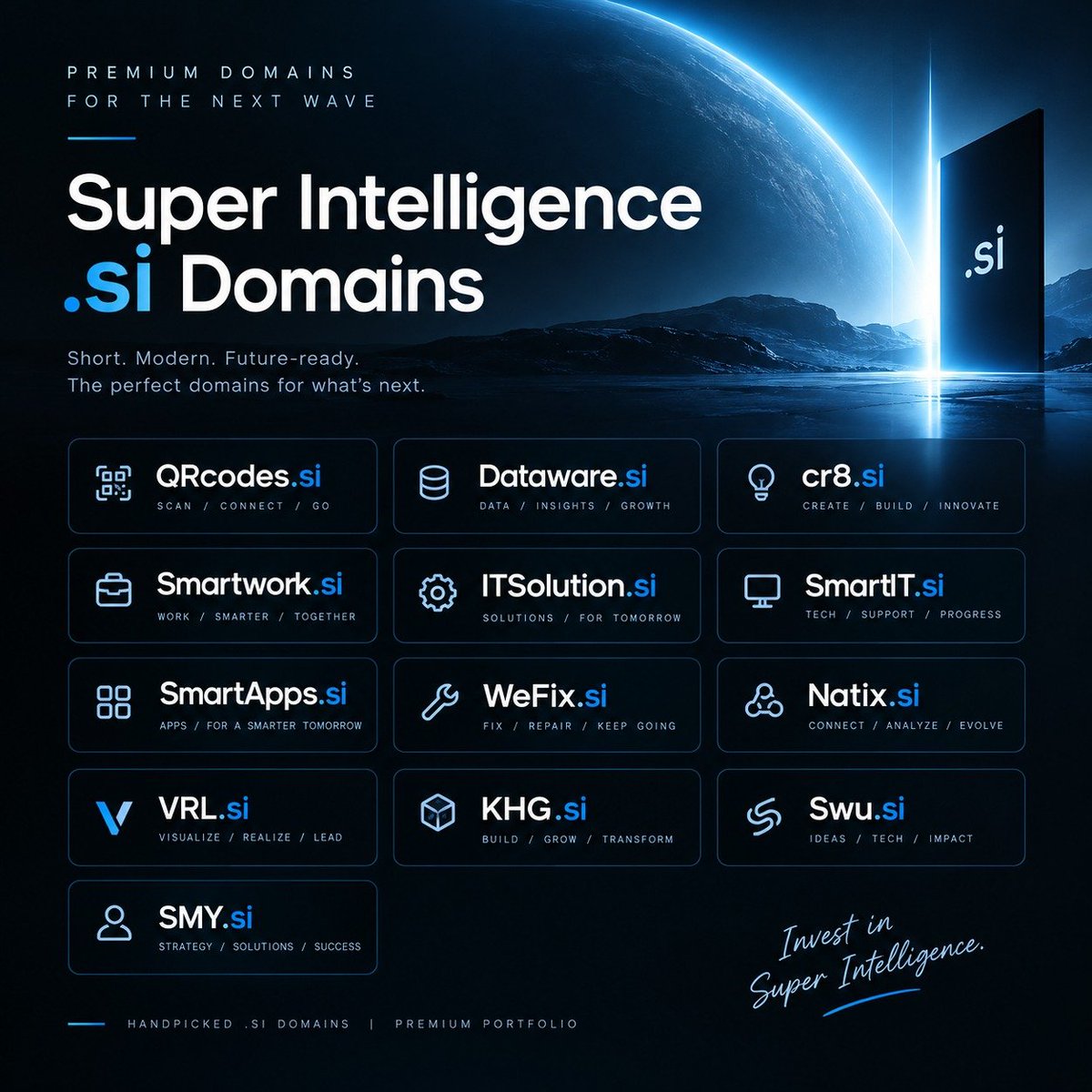 sofianemyhou's tweet photo. @ArkidMustapha These are my hand-picked .si domains i grabbed , I'm new to this and Still learning every day .
Already got a couple lowball offers in the 60 to 90$ range…but I’m not letting them go that cheap.Still waiting on my first sale lol https://t.co/RYEOEzMBSx