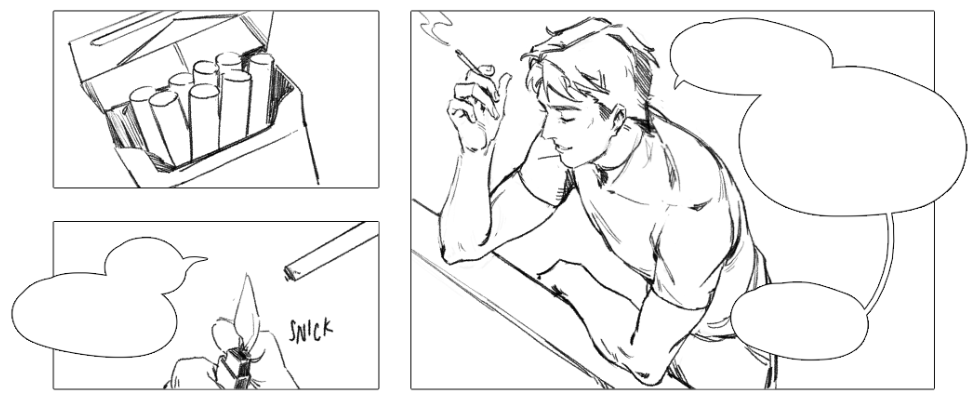 chapter_56's tweet photo. draw a hot smoking scene https://t.co/0NKegHPFVl