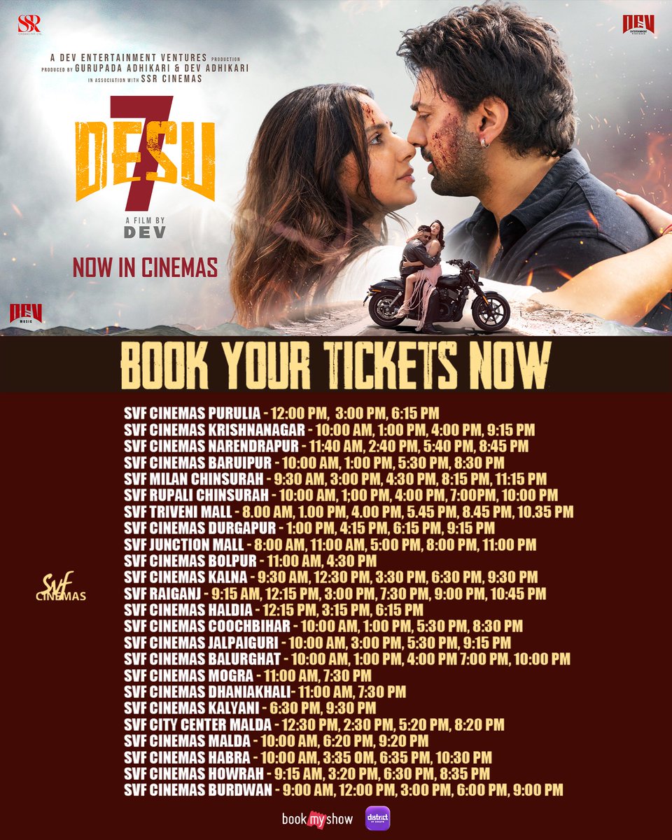 devpl_official's tweet photo. https://t.co/l6rSMWNb8l
https://t.co/jLO588bIjx

Here’s the OPENING WEEK HALL LIST of #DeSu7! Find your nearest cinema, grab your tickets and experience the magic of #DeSu on the BIG SCREEN! ❤️‍🔥

IN CINEMAS NOW - BOOK YOUR TICKETS! 🍿🔥

#DeSu7HallList #Dev50 #InCinemasNow https://t.co/bQPvvUqFlB