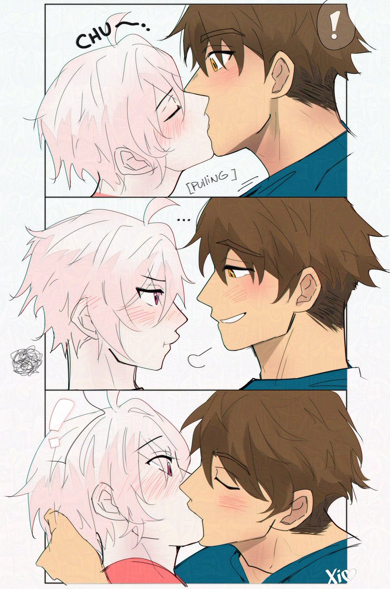 xiowamori's tweet photo. they having some kissing-battle or smth idk .png ツ https://t.co/U0WRqzBzSp