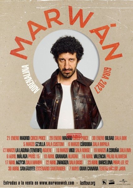 revistaindie's tweet photo. Marwán anuncia su nuevo gira para 2027 https://t.co/9hvDv8adfE #NosGustaLaMusica https://t.co/crYCCiVkYg