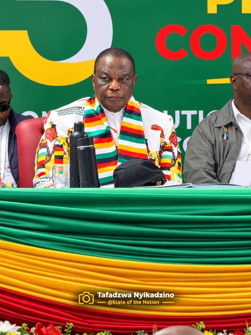 zanupf_patriots's tweet photo. Vice President Rtd Gen CGDN Chiwenga's touched on the following issues at the ongoing ZANU PF National People's Conference,

1. The Conference resolution must come from the people not just from a few individuals.
 
2. All resolutions must ensure that we achieve the desires of Vision 2030.

3. Change must be driven by the people not to be imposed from above.

4. We must always serve the People as leaders not to be served by the people.

#People's Conference 
*ZANU PF Patriots Media*