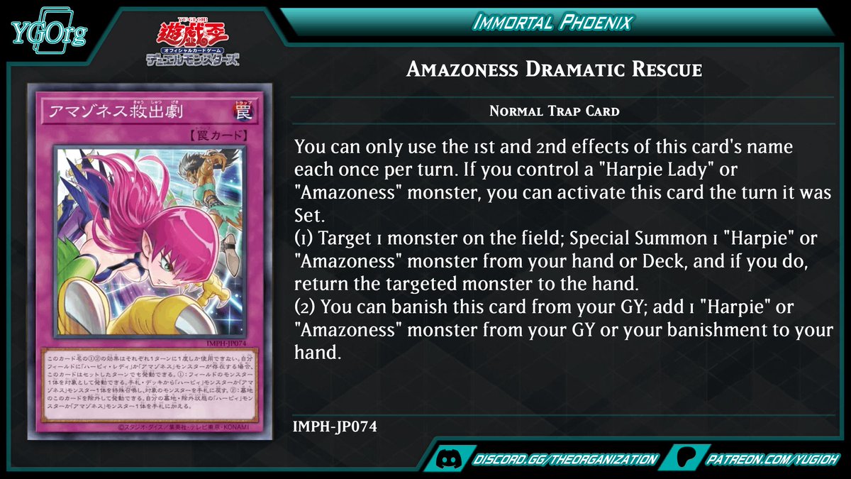 ygorganization's tweet photo. ◆ Immortal Phoenix ◆
#yugioh #遊戯王 https://t.co/OwxIzYbBHj