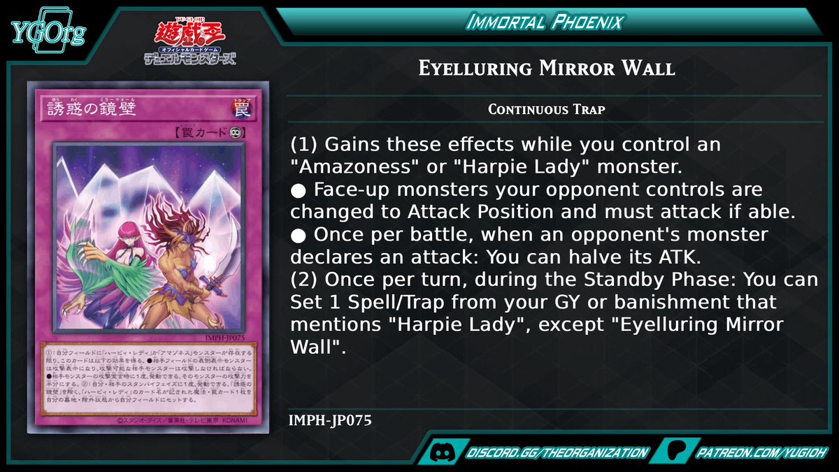ygorganization's tweet photo. ◆ Immortal Phoenix ◆
#yugioh #遊戯王 https://t.co/OwxIzYbBHj