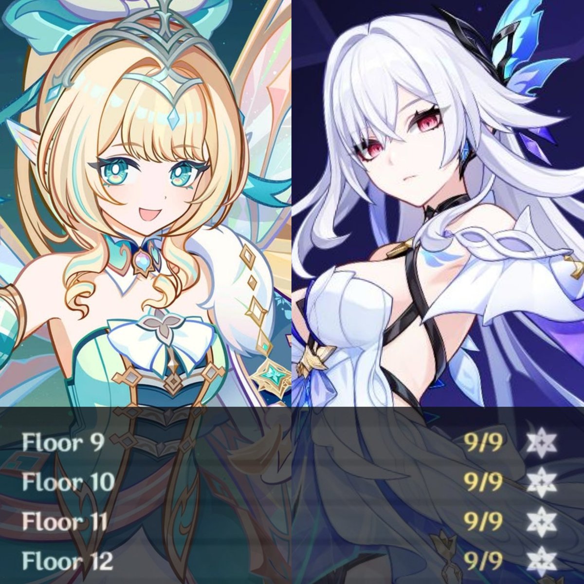 AboutSnezhnaya's tweet photo. How's the new Spiral Abyss going for you?

#GenshinImpact https://t.co/RaEyQtuTgp