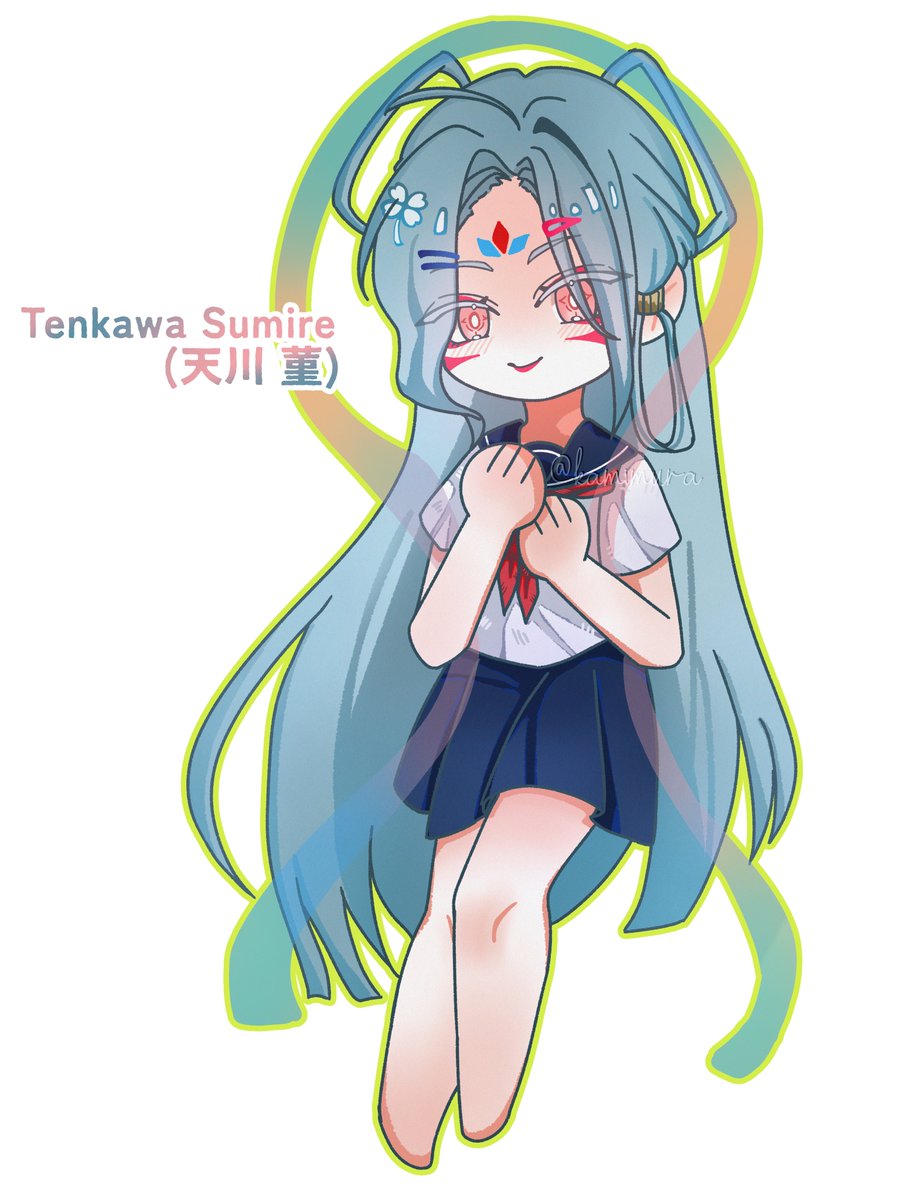 kamikikamimura's tweet photo. My oc, she is tennyo from japan myth!! 🎋
#oc #art https://t.co/I6Mj8tNFjv