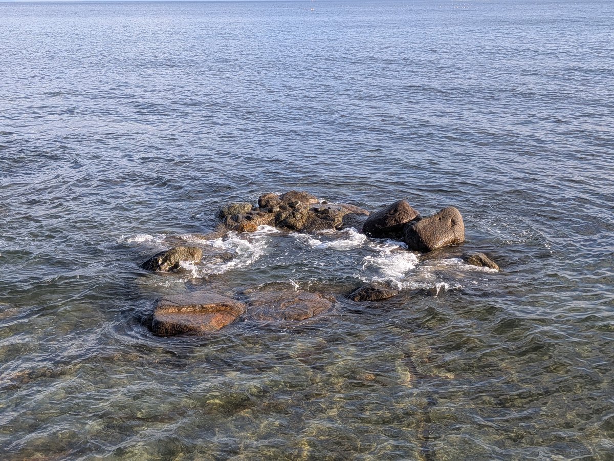 tetsudoustation's tweet photo. 相泊温泉からほど近くの瀬石温泉。

湯船を見つけられず、
どこ？と探しながら看板を見ると
「海中に没します」の表記。

まさか、こんなに没しているとは思わなんだ。
白波が好き放題入浴していた。

お湯が出ているのかどうかさえ
検証できなかった♨️ https://t.co/NuTbIWJgMf