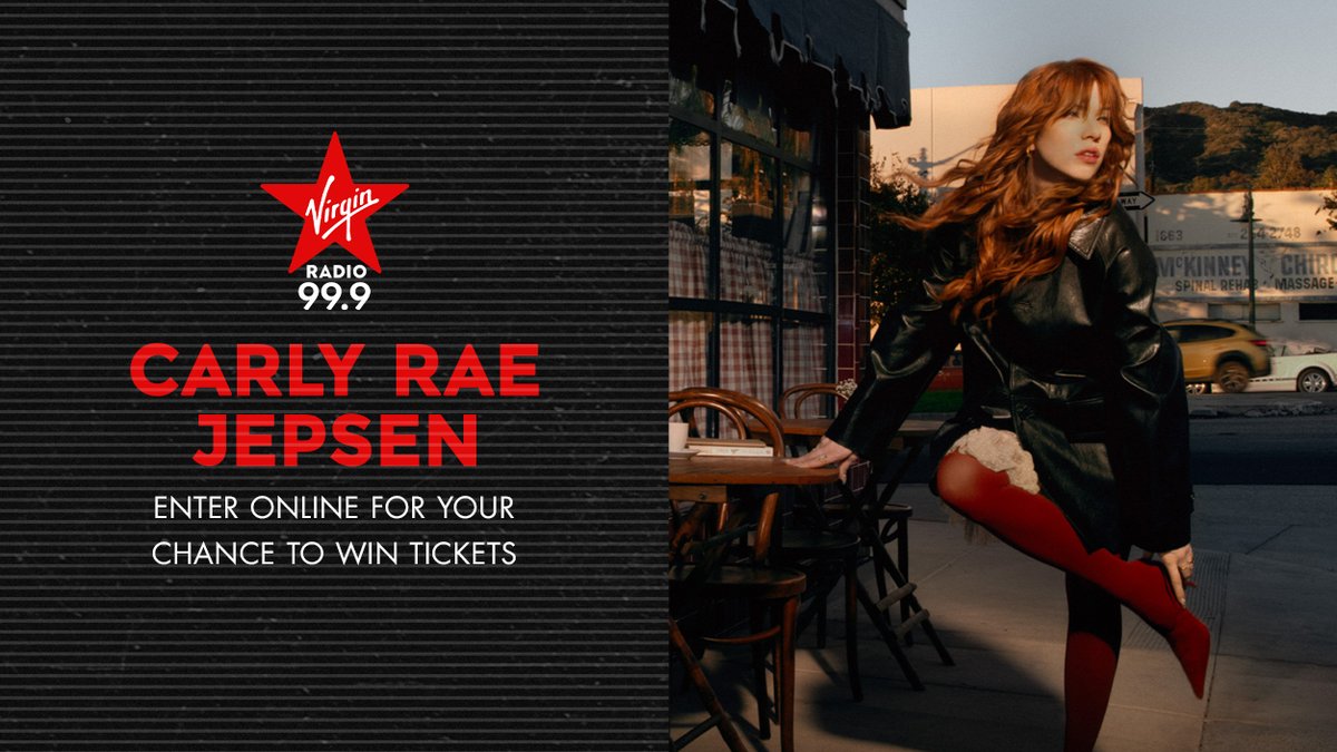 VirginRadioTO's tweet photo. Carly Rae Jepson is bringing the Day and Night Tour to Toronto on May 25 at History ✨ 

Enter on our website below for your chance to win tickets! 🎫

🔗: https://t.co/FxwKvhpRav https://t.co/ZJfuTpSezi
