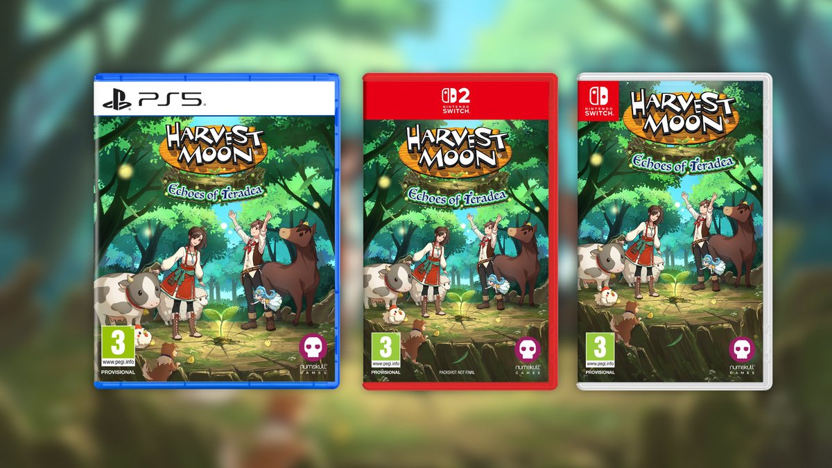 MaxEnt_FR's tweet photo. 👂🤚 Hmm ? J'ai cru entendre les échos

Harvest Moon: Echoes of Teradea est maintenant disponible en édition physique ! 🐮 Une nouvelle aventure plus sauvage à retrouver sur PS5, Switch et Switch 2 (cartouche complète) !

Tous les liens : https://t.co/Kh52bQGsnX