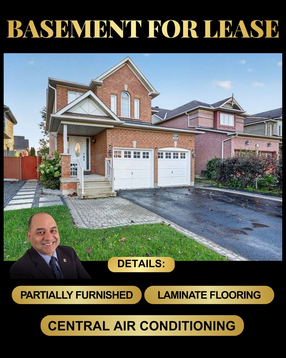 teamnasir15's tweet photo. 🏡 **BASEMENT FOR LEASE — WILLIAMSBURG**

💰 **$1,495/Month** | 1-Year Lease

**NASIR RIZVI**  
REALTOR® — RE/MAX Impact Realty, Brokerage  
📲 Call/Text: 416-996-5725

Listing courtesy of RE/MAX Impact Realty.

#Williamsburg #WhitbyRentals #BasementForLease #DurhamRegion https://t.co/qaDFb4SVd3
