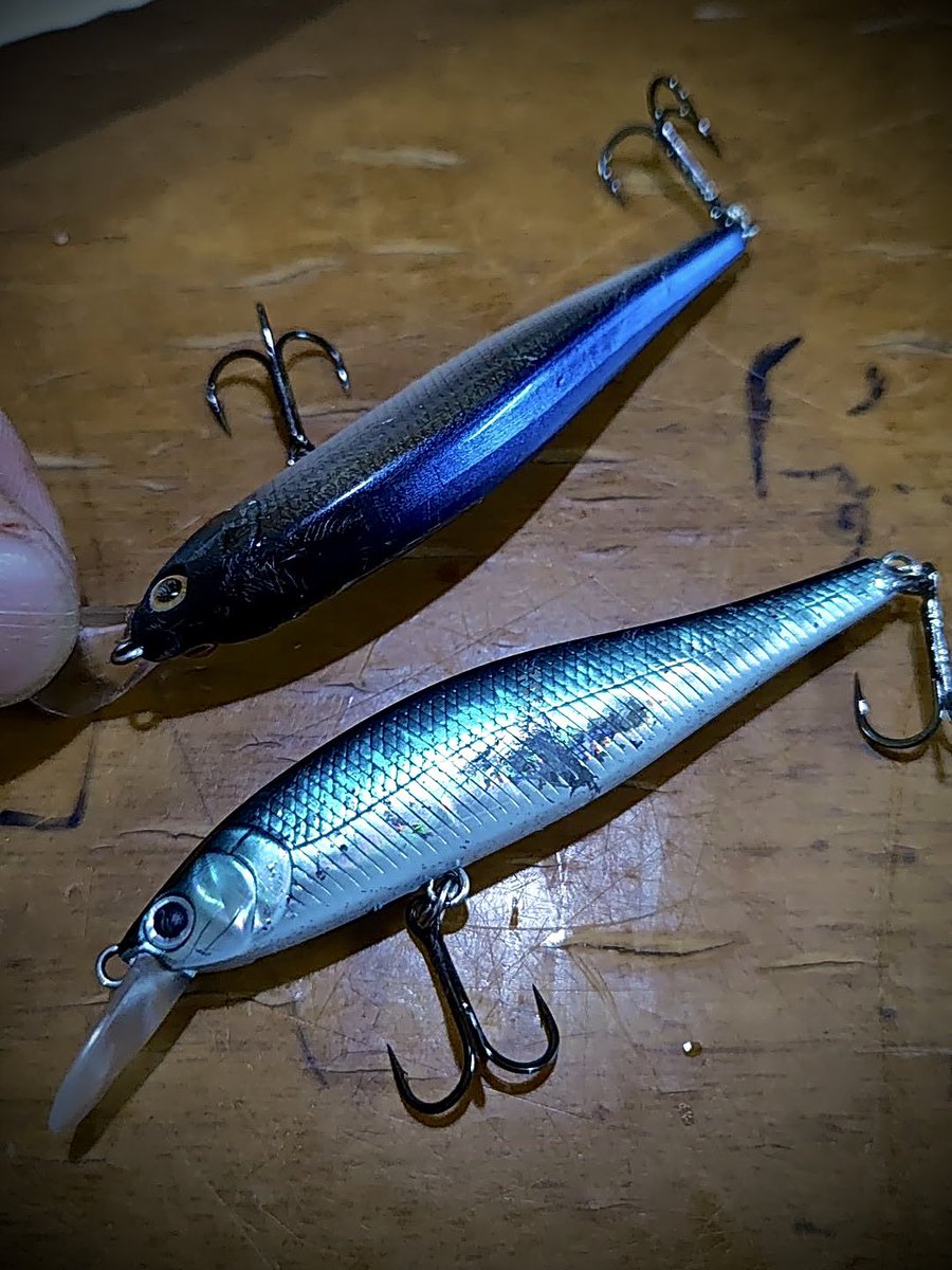 ik4UkrARsB0hqZd's tweet photo. 昨晩シーバスに喰われまくったカイシンミノー。
@Stallion4829
勲章ですね🎖️
#NOIKE
#カイシンミノー75SP
#H10マットリバーブリーク
#今月末発売予定
#NOIKEマーケティング
https://t.co/ChkQhNkDvr https://t.co/0aTNf6JxUX
