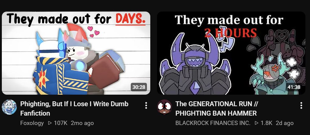BladedRifle's tweet photo. // YouTube what are you recommending me https://t.co/JdIlLI9B95