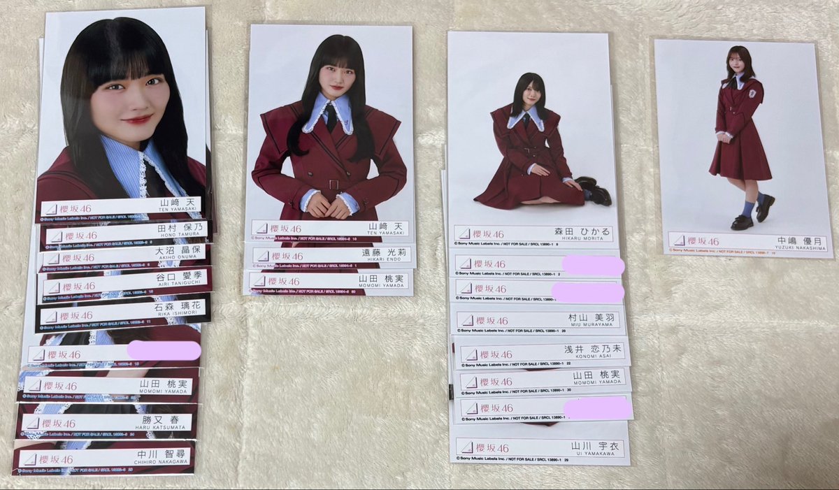 toreaka888's tweet photo. 櫻坂46 トレ 愛MUST BE 封入 生写真

譲）画像1~4（2~4は過去封入）

求）16th 封入 小島座り、ヒキ
向井チュウ、座り/稲熊チュウ

緩く松田過去物(沢山あるのでご提示頂けると嬉しいです)

郵送トレ希望📮
お気軽にリプお待ちしております。 https://t.co/coudrbifoX