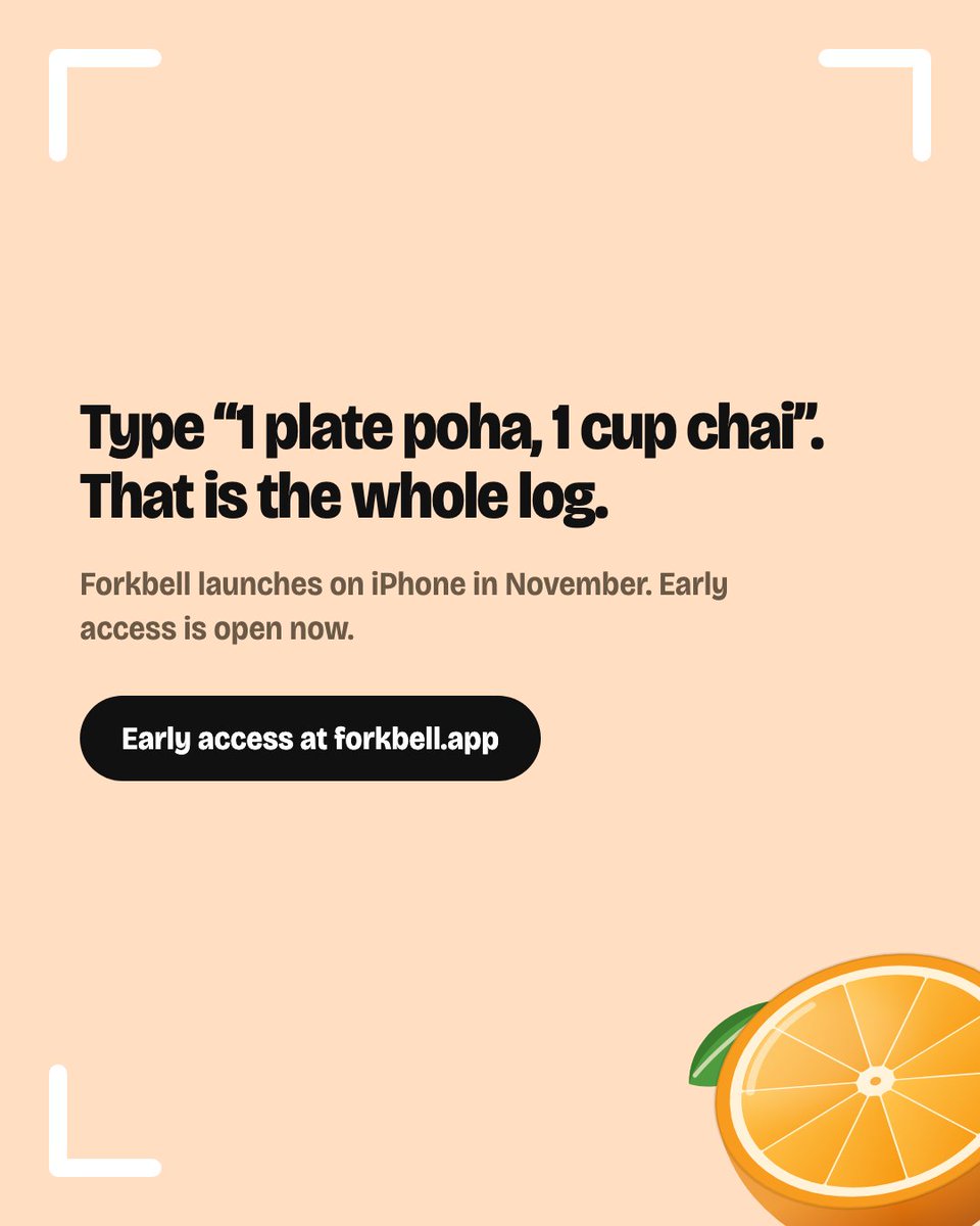 forkbellapp's tweet photo. Your dal never had a barcode.

That's why calorie apps get Indian food wrong. So we built the database first: 57 Indian dishes, ingredient by ingredient, every number traceable.

#WorldFoodDay https://t.co/zP2YAk9Dan