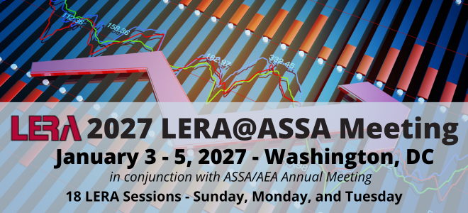 LERassn's tweet photo. Make plans to attend the 2027 LERA@ASSA, January 3-5, 2027 in Washington, DC. There will be 18 LERA sessions. The unscheduled program can be viewed here. https://t.co/jdaTEZ8x5R
#LERA #LERA@ASSA2027 https://t.co/YInyu1DMJW