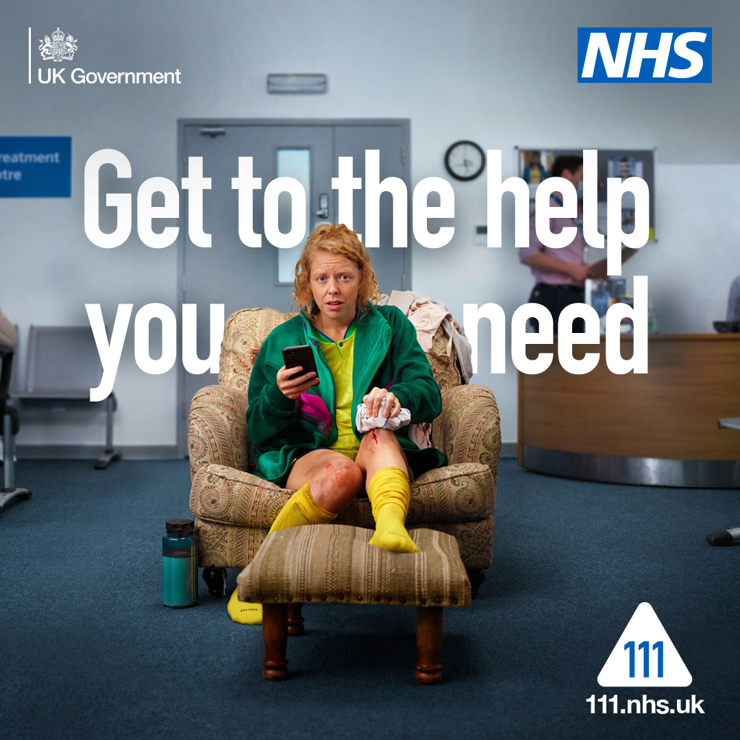 NHSDevon's tweet photo. If you need urgent medical help but you're not sure where to go, use 111 to get assessed and directed to the right place for you.  Call, go online by visiting https://t.co/6jNURyvW2g or use the NHS App.  NHS 111 is available 24 hours a day, seven days a week. https://t.co/VHoeEmAVwg