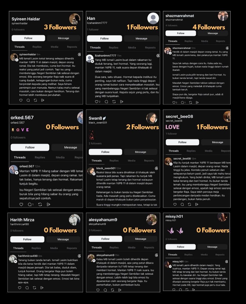 Nazril_Iznil's tweet photo. Thanks you @Injang_Nation

Keyword:

MB, diherdik, masjid, tenang, emosi, mantan YdPB11

Try search perkataan2 ni, tengok sendiri. Bukan belasan or puluhan, tapi ratusan fake accounts digerakkan serentak tadi untuk buat damage control lepas MB umno babi kena halau mcm anjing. 

INILAH UMNO. INILAH PERMAINAN UMNO. SELAMANYA UMNO AKAN BEGINI. FUCK UMNO PARTI BANGSAT
