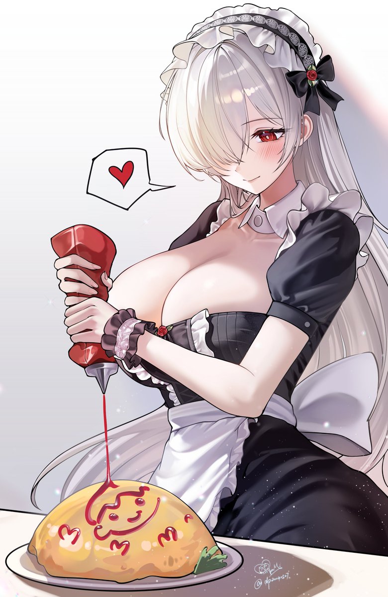 dp20040507's tweet photo. おいしくな～れ
ふわふわキュ～ン♡
#NIKKE #NIKKEfanart https://t.co/oqzGqbp5Uh