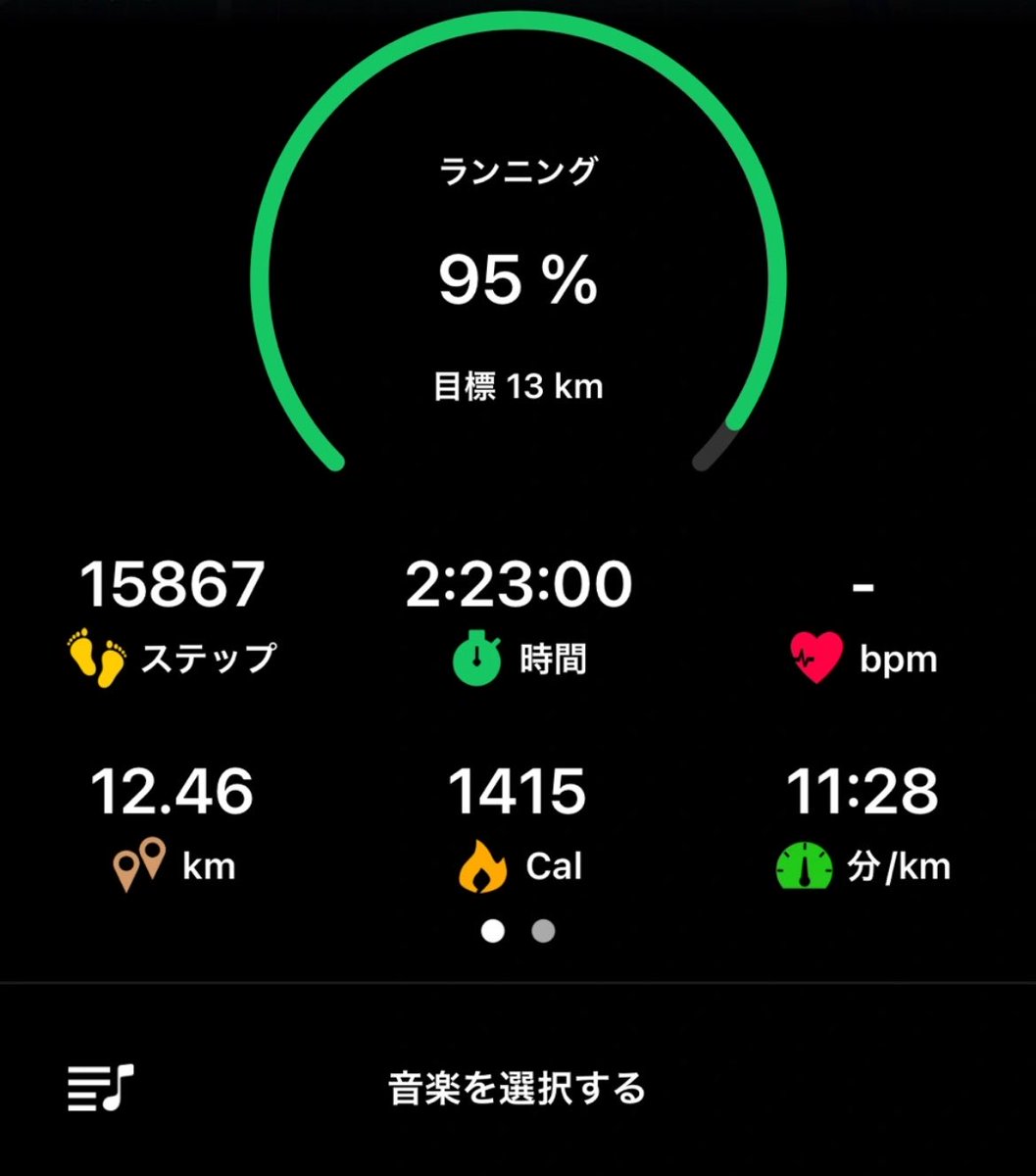 oped_pi's tweet photo. 最近頑張ってる🚶

やり方わからなくてウォーキングなのにランニングで計測してたwww https://t.co/ec0VDtGW4j