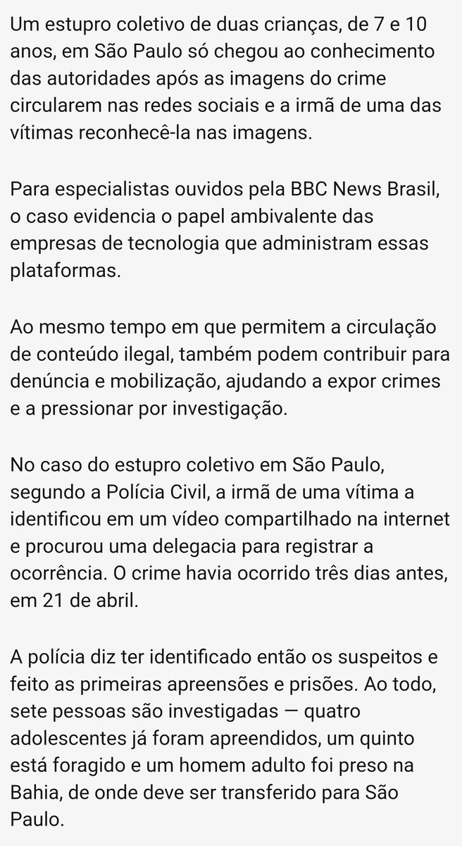Marcelin_Jrr's tweet photo. @Dogg_Bandit @claimsberry @Gaybs69 @jaimelnster "4 adolescentes foram apreendidos" realmente, vc querer q 4 adolescentes q estuprarem crianças de 7 e 10 sejam presos faz vc ser muito fascista mesmo. Acorda pra vida https://t.co/sPSBvKBTD6