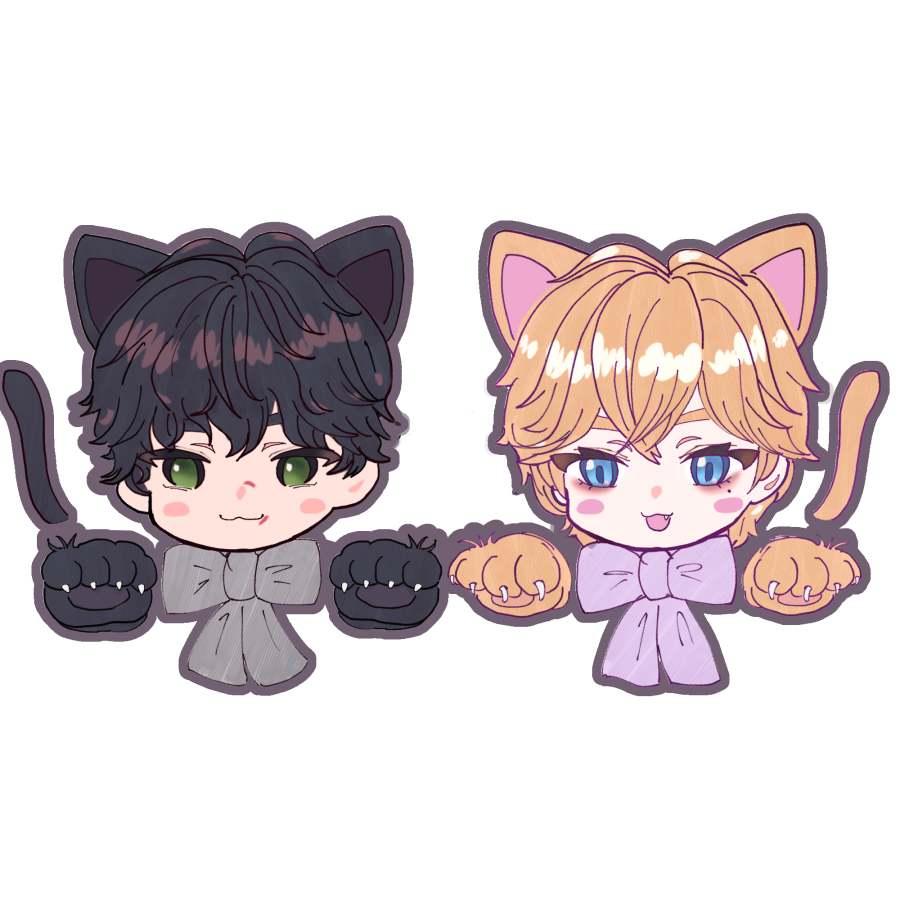 nekochannnnn222's tweet photo. 投票認証時の目隠し用ねこずです🐈🐈‍⬛　使う方いたらどうぞ〜！透過してあります。個人情報隠すやつは明日作るね！(商業利用・非公式グッズ制作不可)
#2026MAMAVOTE
#PLAVE https://t.co/iUXlLIsYfN