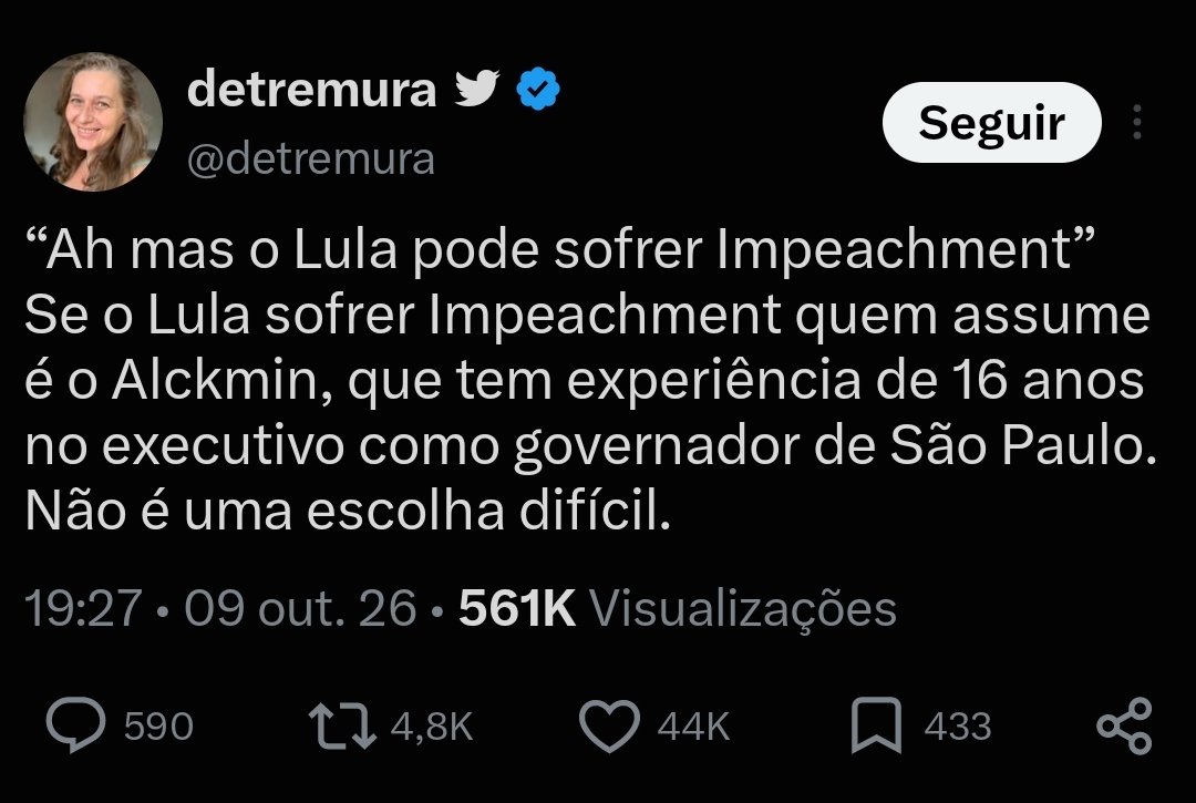 BrunoDi24592488's tweet photo. @Ruicpimenta29 Esses caras estão delirando, tem várias dentro do PT que trabalham já com a possibilidade de um golpe de estado,apresentando aí o Alkimin como um bom substituto caso isso aconteça. 
Se tem responsável por toda merda é a própria direção do PT. https://t.co/Ua7ngK77aO
