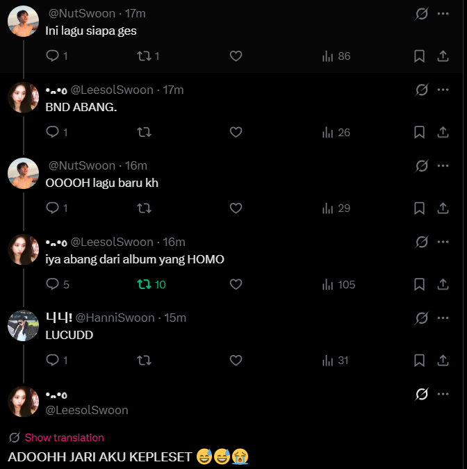 HanniSwoon's tweet photo. @KarinaSwoon Lagi lagi si bonedo bonedo itu https://t.co/pstZnZ4pqZ
